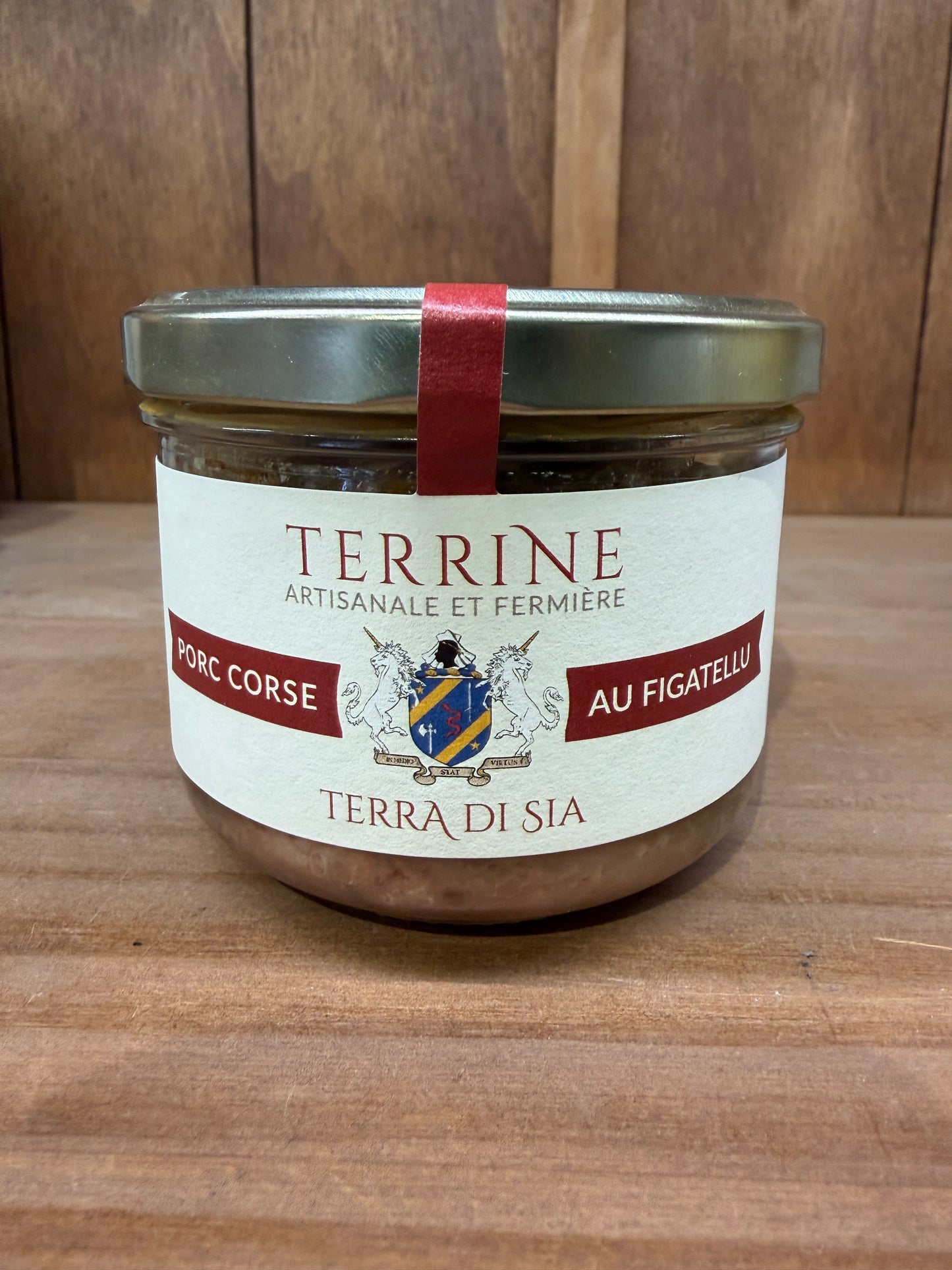 Terrine de porc corse au figatellu artisanale et fermière - 190g - Terra di Sia