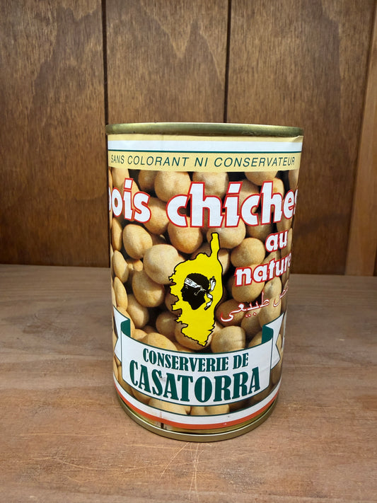 Pois chiches au naturel 1/2 - 400g - Conserverie de Casatorra
