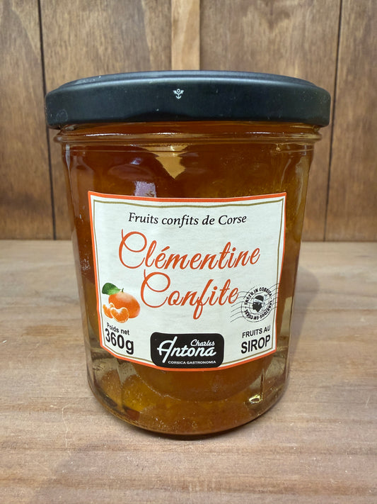 Clémentines de Corse confites au sirop - 360g