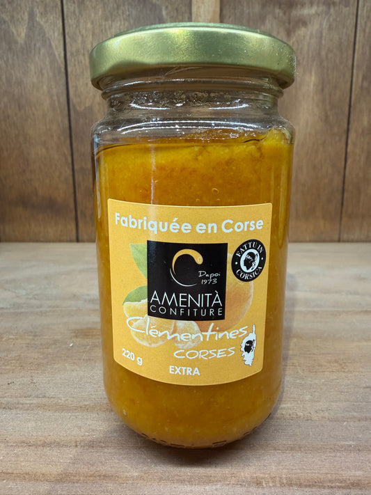 Confiture de clémentines corses - 220g - Conserverie de Casatorra