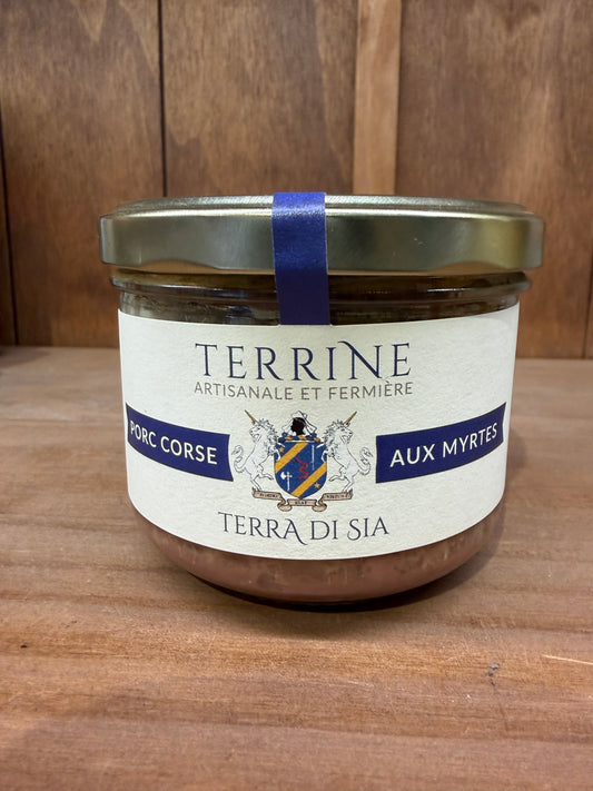 Terrine de porc corse aux myrtes artisanale et fermière - 190g - Terra di Sia
