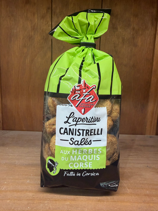 Canistrelli salés - Herbes du maquis Corse - 200g - Afa