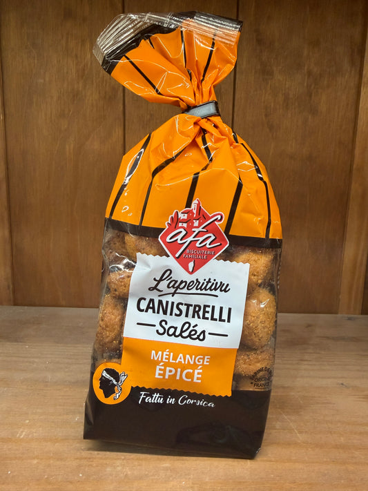 Canistrelli salés - Mélange épicé - 200g - Afa