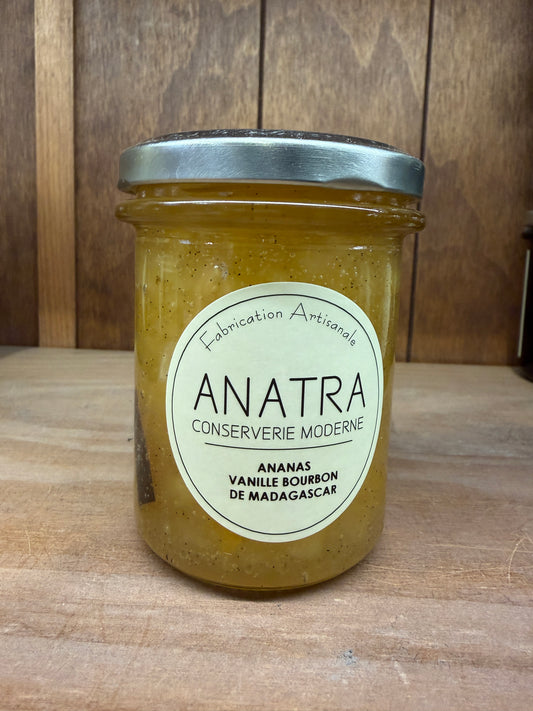 Confiture Ananas Vanille bourbon de Madagascar -220g - Anatra